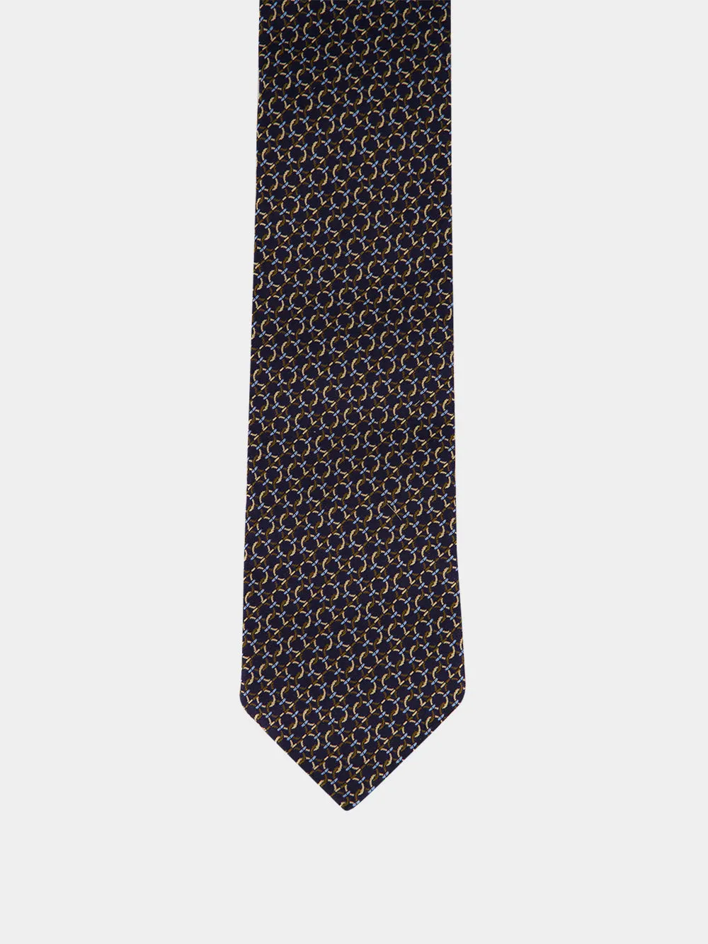 Brown Gancini Silk Jacquard Tie sold by Fashion Clinic product image thumbnail 2