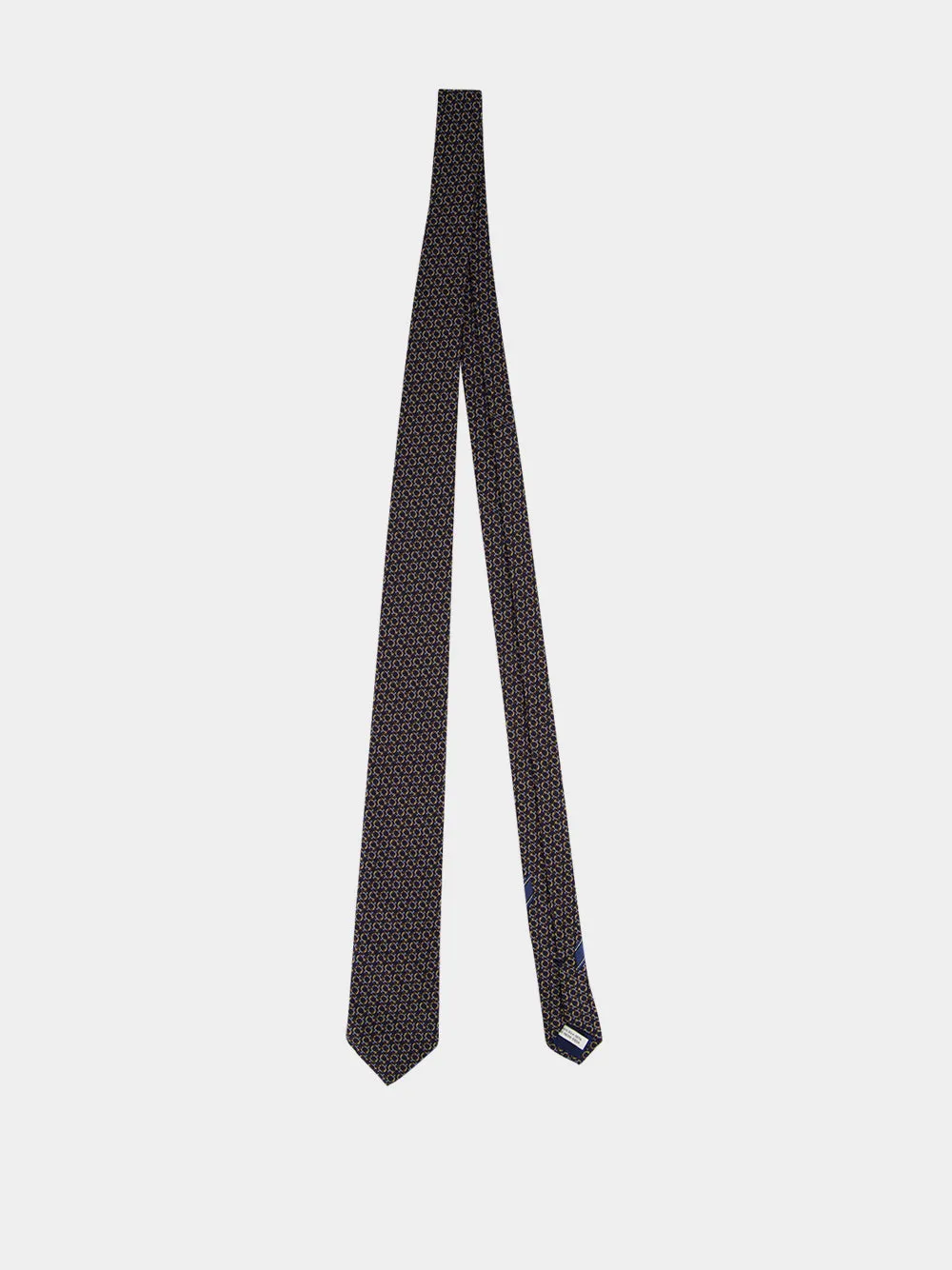 Brown Gancini Silk Jacquard Tie sold by Fashion Clinic product image thumbnail 3