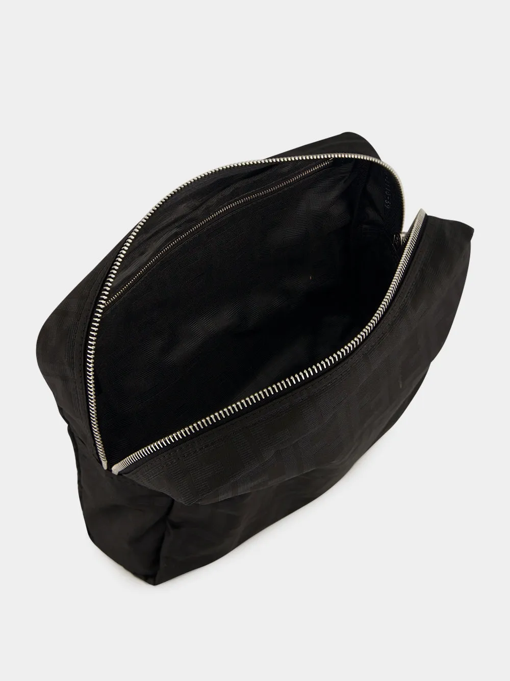 Black Technical Fabric Toiletry Case sold by Fashion Clinic product image thumbnail 5