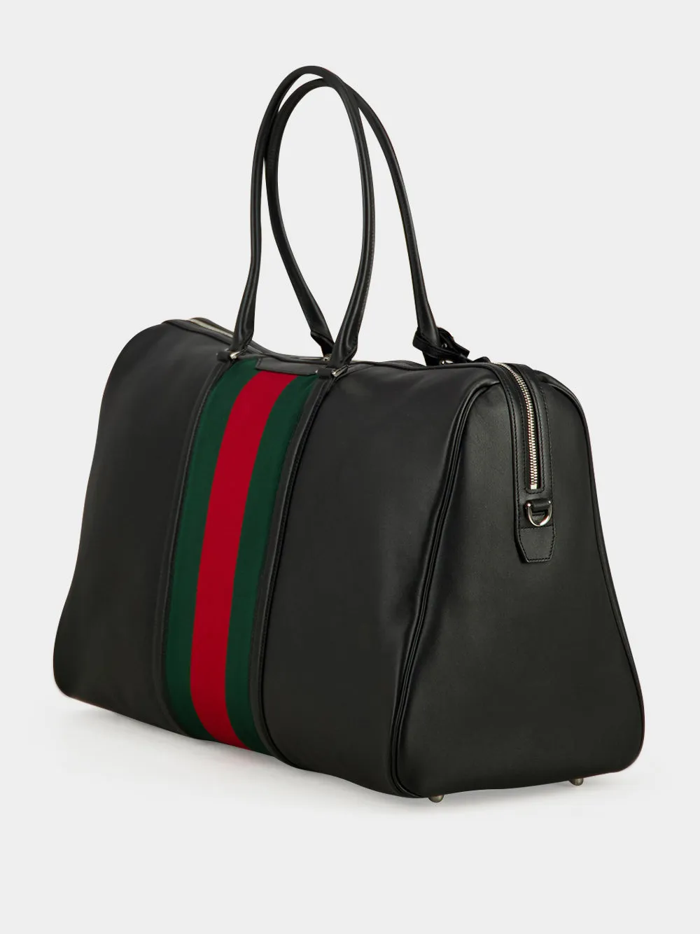 Black Mega Web Trademark Large Duffle Bag sold by Fashion Clinic product image thumbnail 5