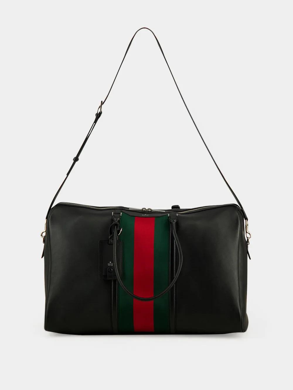 Black Mega Web Trademark Large Duffle Bag sold by Fashion Clinic product image thumbnail 2