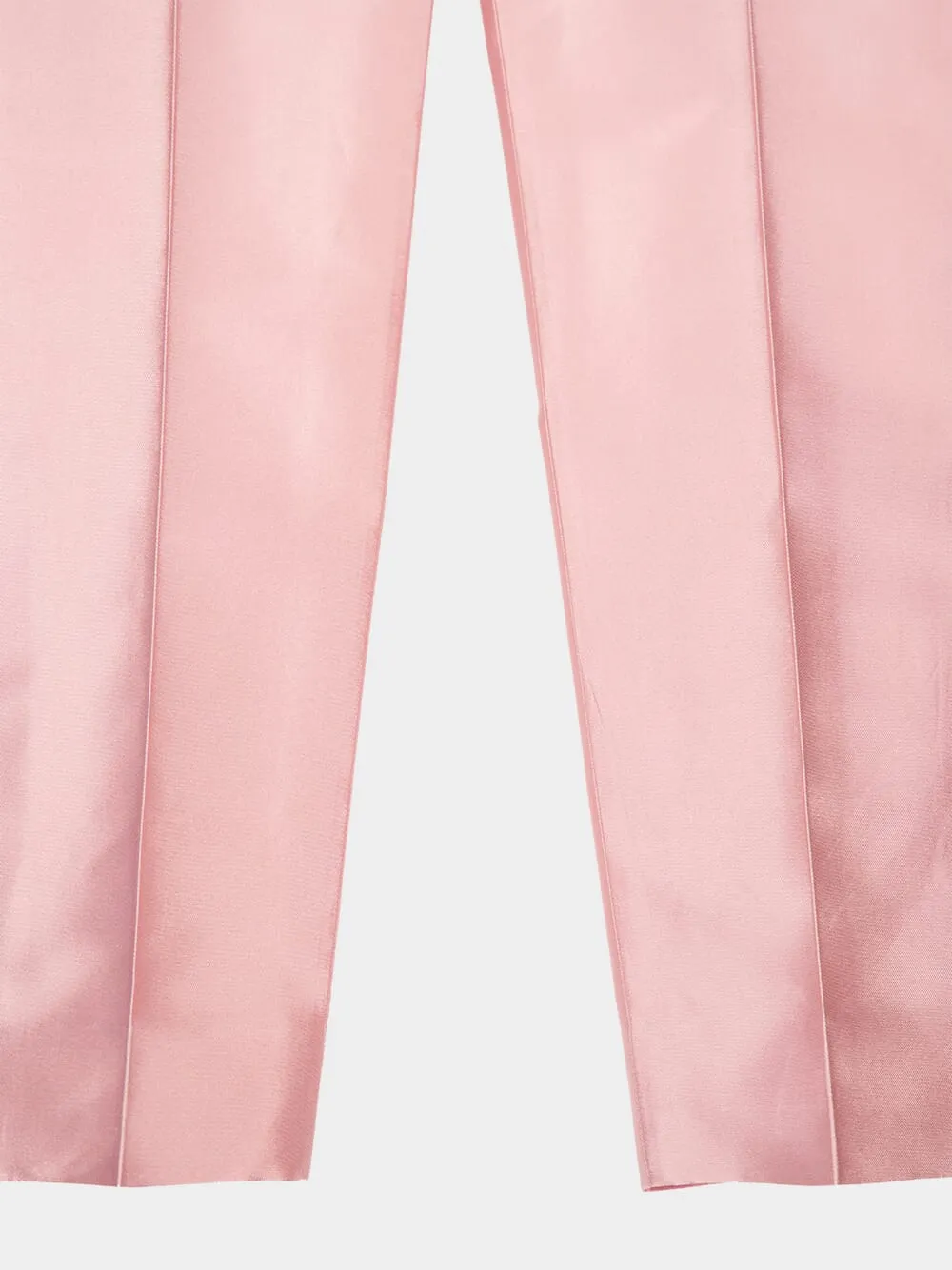 Pink Silk Shantung Trousers sold by Fashion Clinic product image thumbnail 4