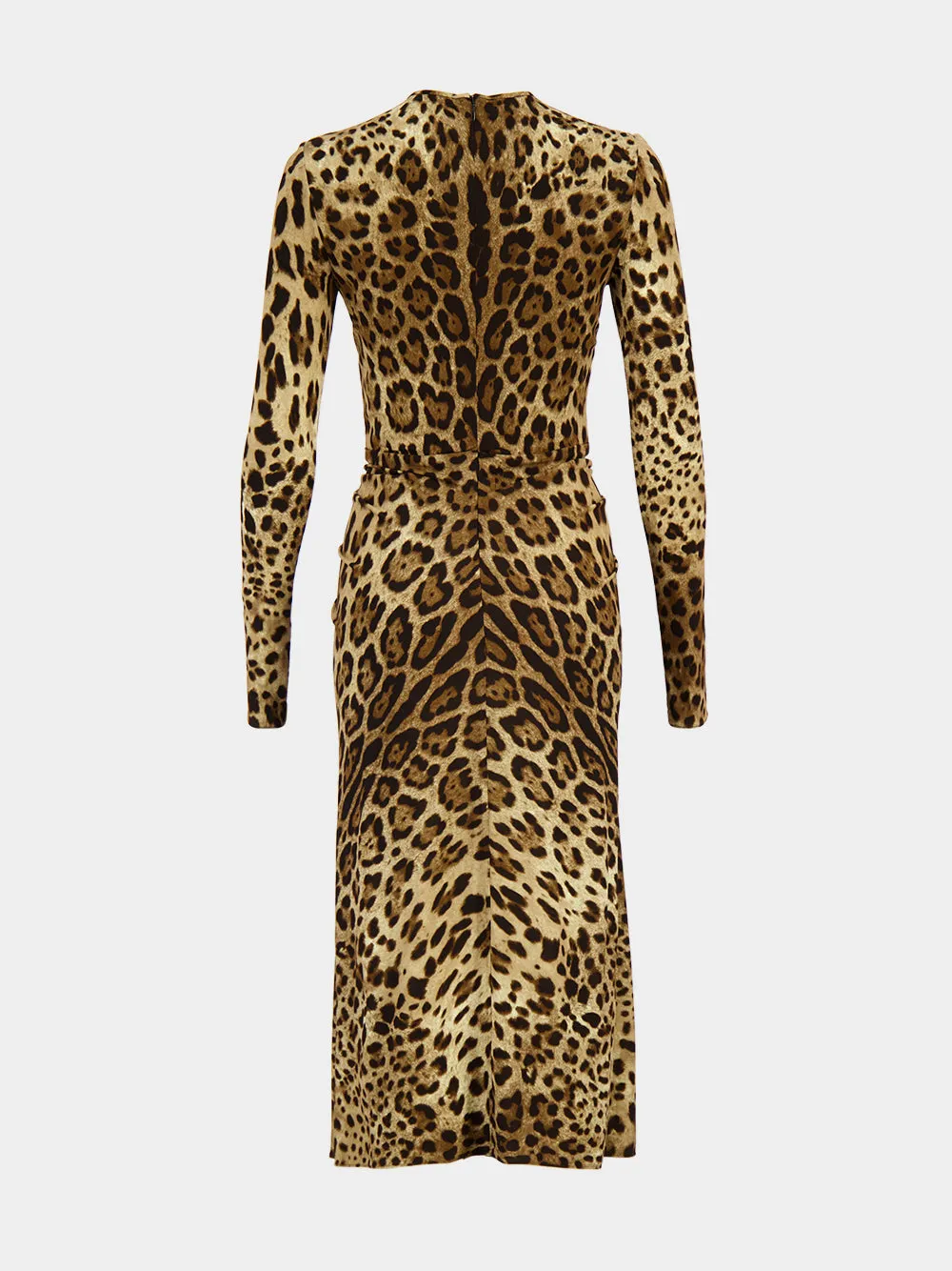 Leo Print Jersey Midi Dress sold by Fashion Clinic product image thumbnail 4