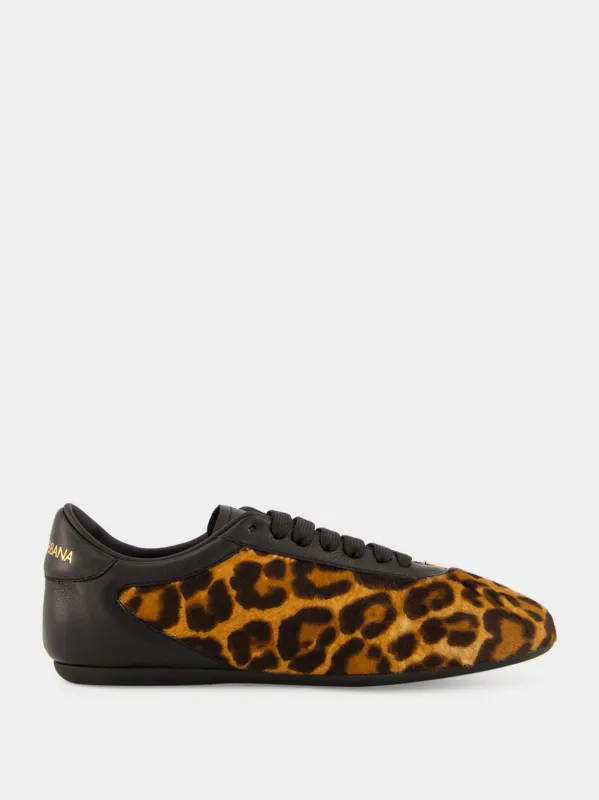 Leo Pony Hair Ballet Sneakers made by Dolce & Gabanna