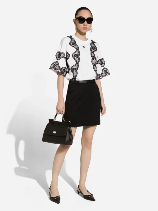 Black Large Sicily Handbag made by Dolce & Gabanna