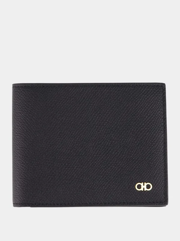 Gancini Black Wallet made by Salvatore Ferragamo