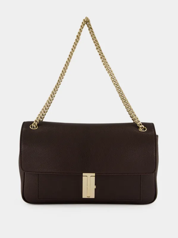 Espresso Mia Chain Shoulder Bag made by Tom Ford