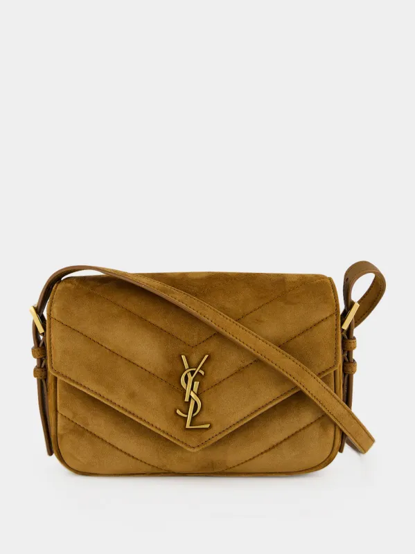 Caramel Cognac Loulou Crossbody Bag made by Yves Saint Laurent