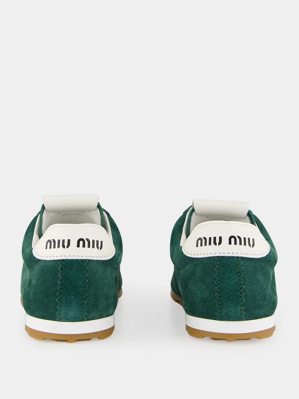 Green Plume Suede Sneakers sold by Fashion Clinic product image thumbnail 5