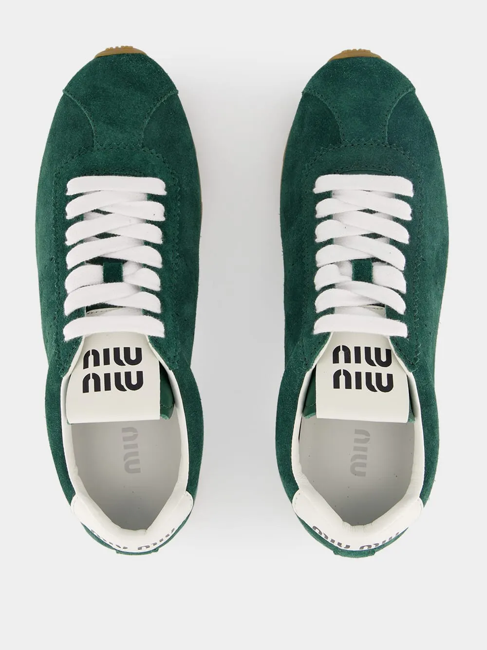 Green Plume Suede Sneakers sold by Fashion Clinic product image thumbnail 4