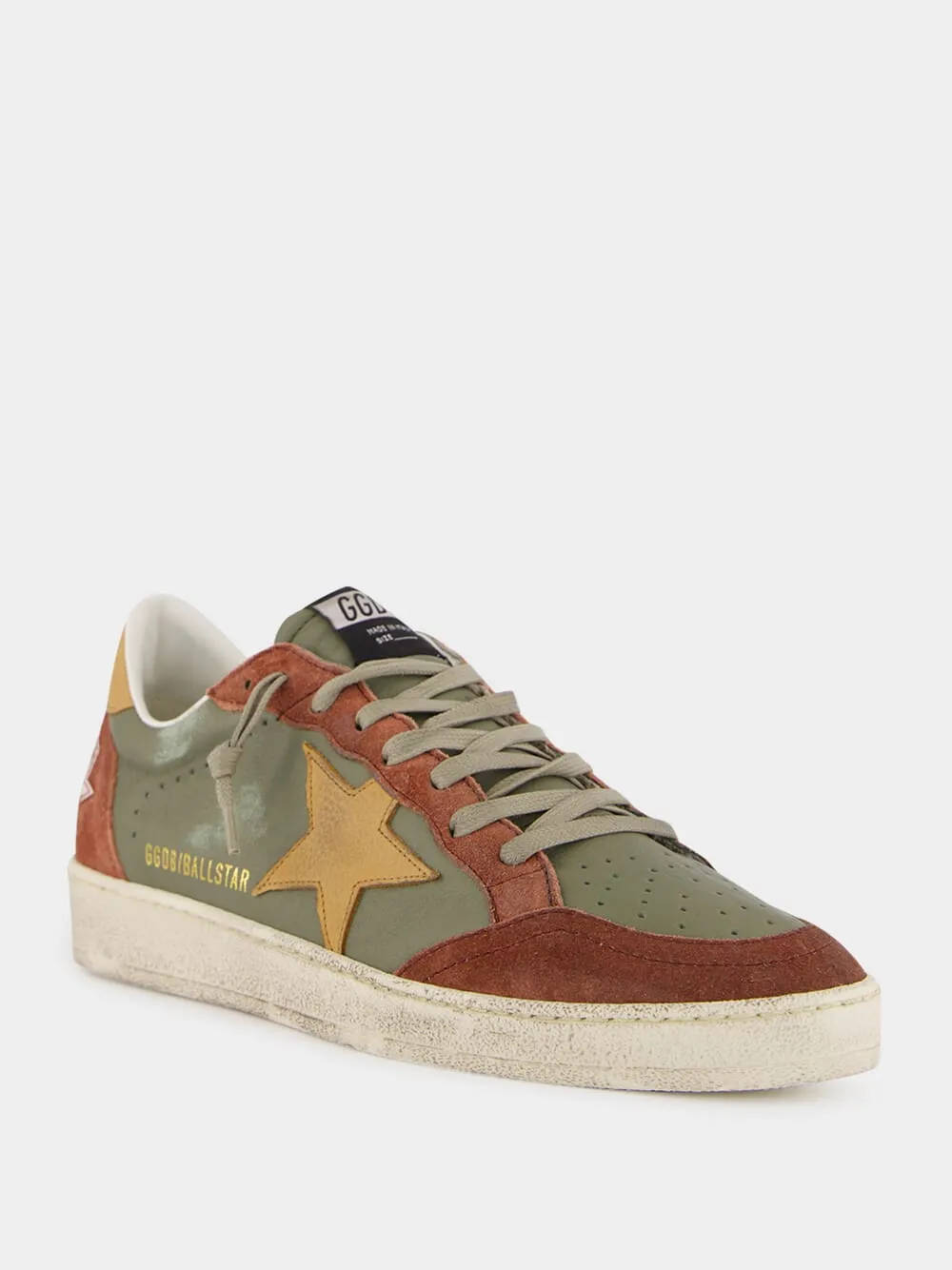 Ballstar Military Green Sneakers sold by Fashion Clinic product image thumbnail 2