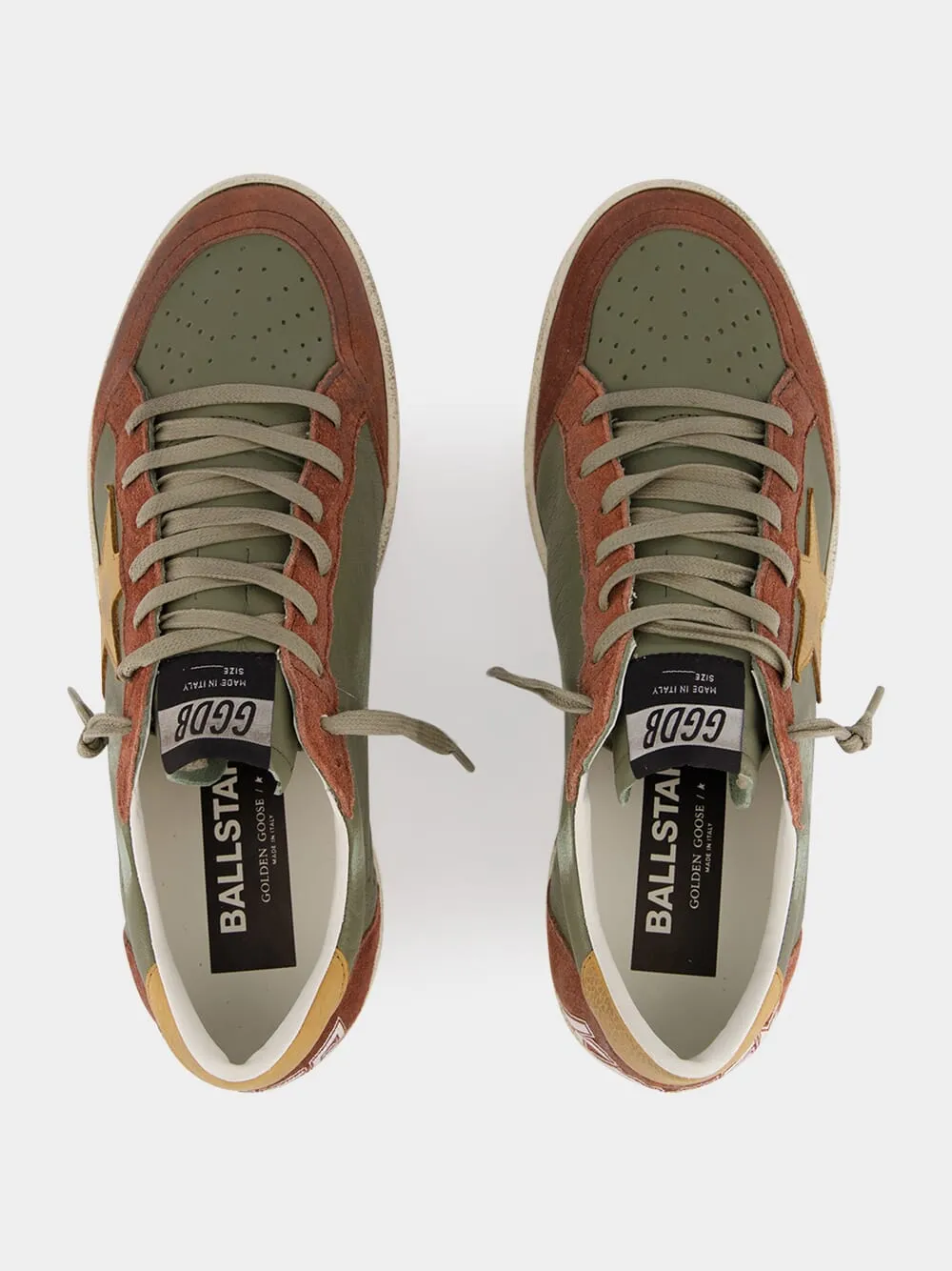 Ballstar Military Green Sneakers sold by Fashion Clinic product image thumbnail 4