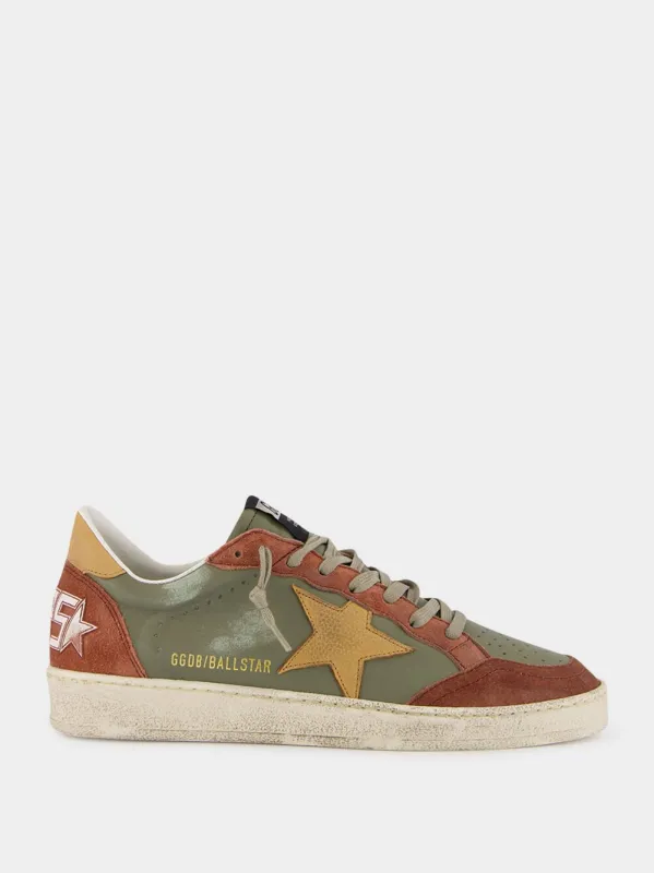 Ballstar Military Green Sneakers made by Golden Goose