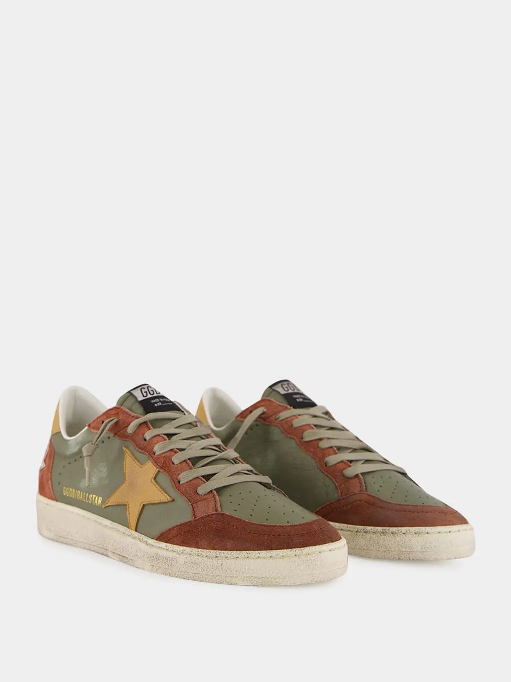 Ballstar Military Green Sneakers sold by Fashion Clinic product image thumbnail 3