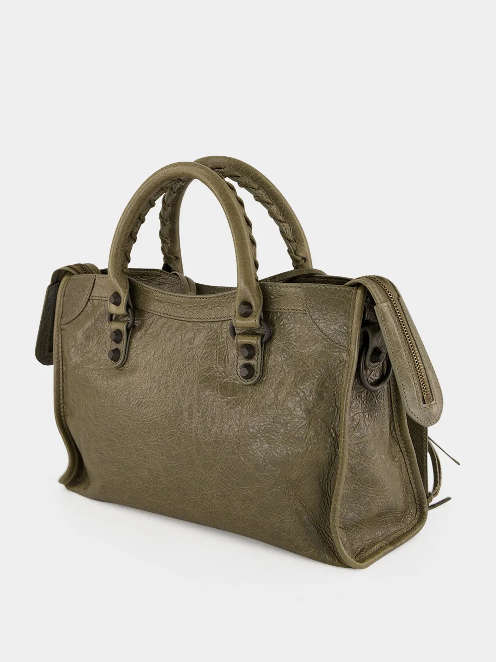 Army Green Le City Small Lambskin Bag sold by Fashion Clinic product image thumbnail 5