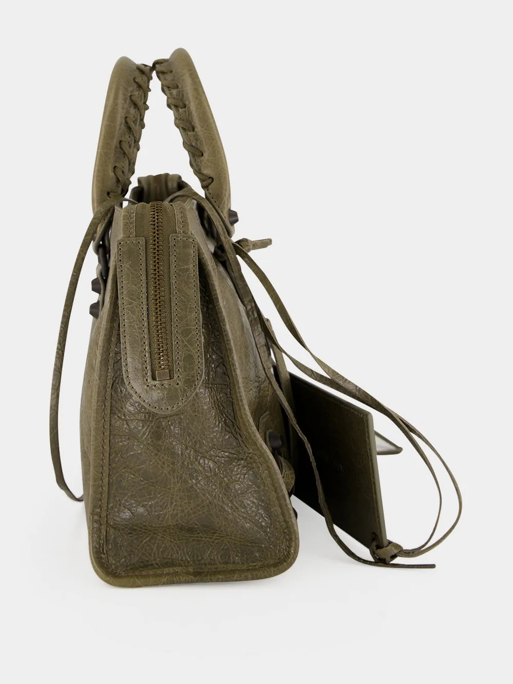Army Green Le City Small Lambskin Bag sold by Fashion Clinic product image thumbnail 4