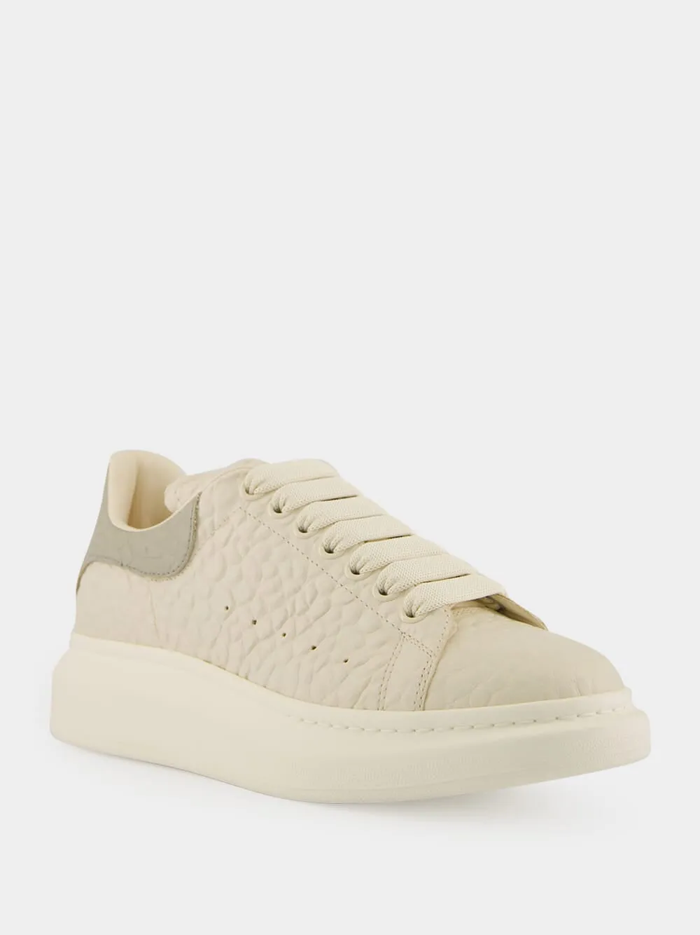 Off White and Green Oversized Sneaker sold by Fashion Clinic product image thumbnail 2