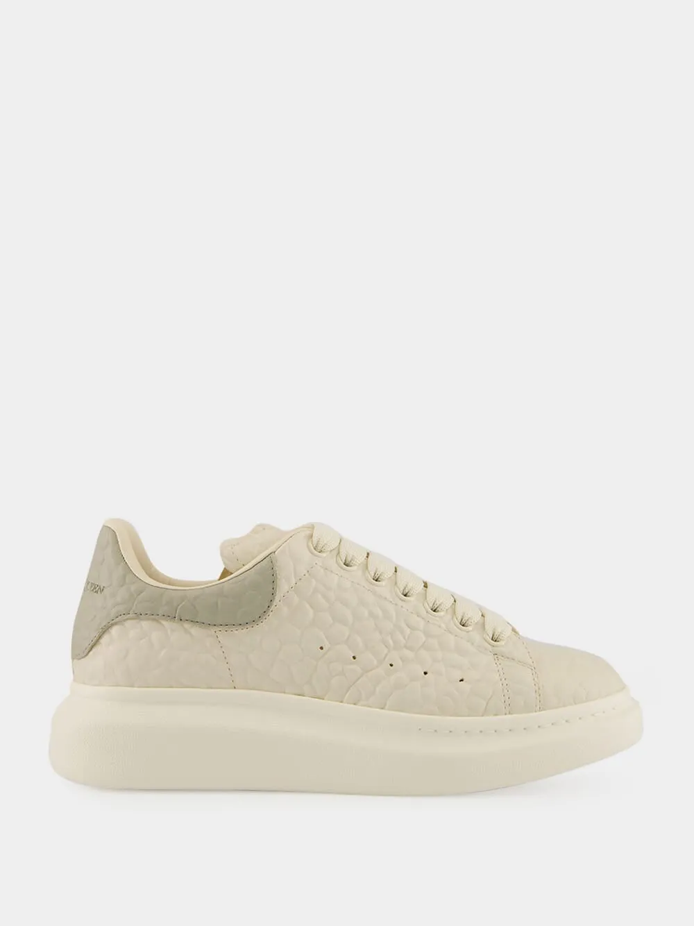 Off White and Green Oversized Sneaker sold by Fashion Clinic