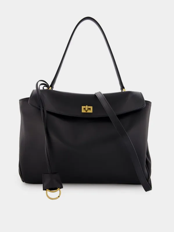 Black Rodeo Medium Tote made by Balenciaga