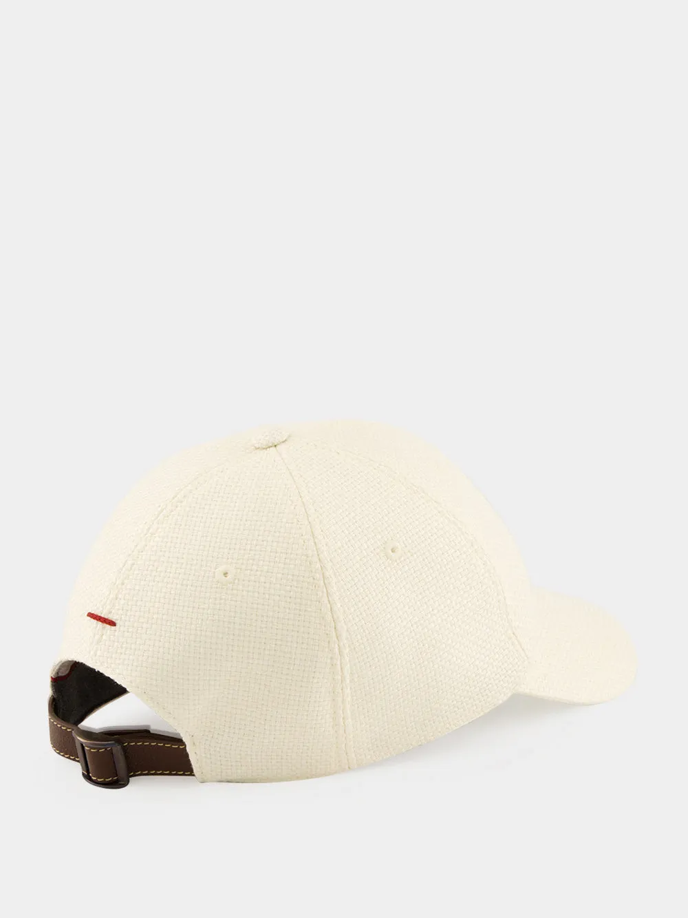Off-White Hopsack Baseball Cap sold by Fashion Clinic product image thumbnail 2