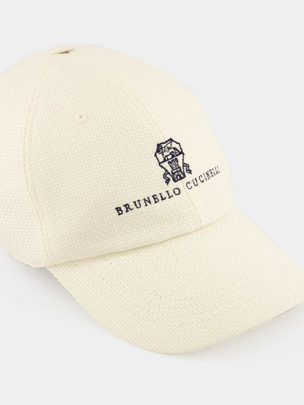 Off-White Hopsack Baseball Cap sold by Fashion Clinic product image thumbnail 3
