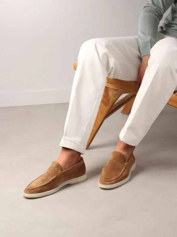 Beige Yacht Loafers made by Aurelien