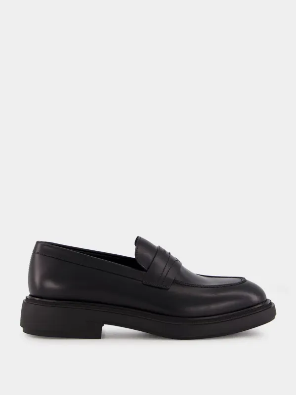 Black Penny loafer made by Salvatore Ferragamo