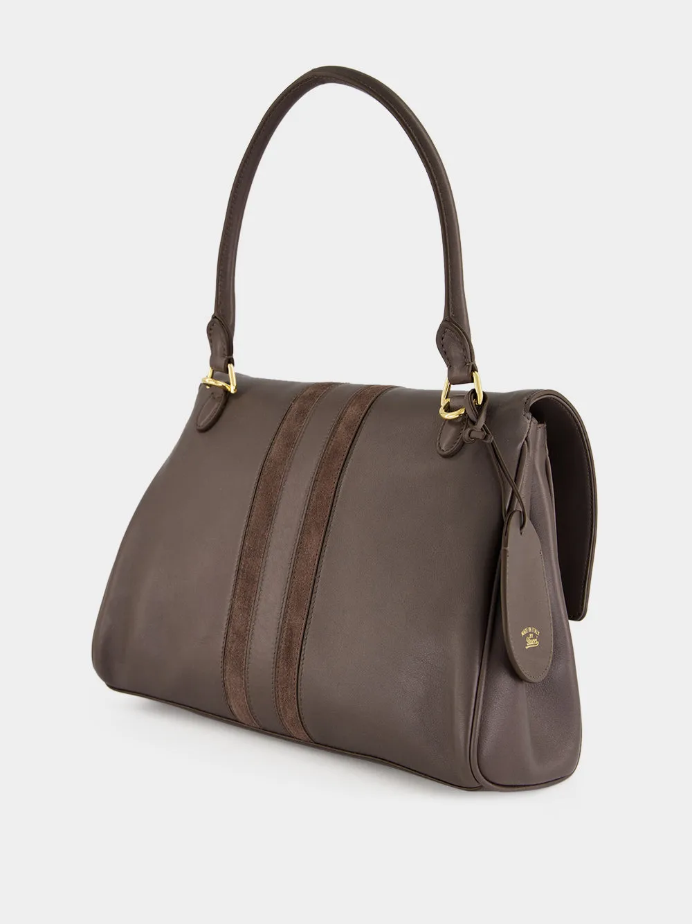 Dark Grey Paparazzo Medium Top Handle Bag sold by Fashion Clinic product image thumbnail 5