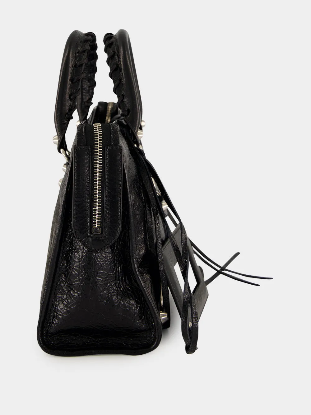 Black Le City Small Arena Leather Bag sold by Fashion Clinic product image thumbnail 4