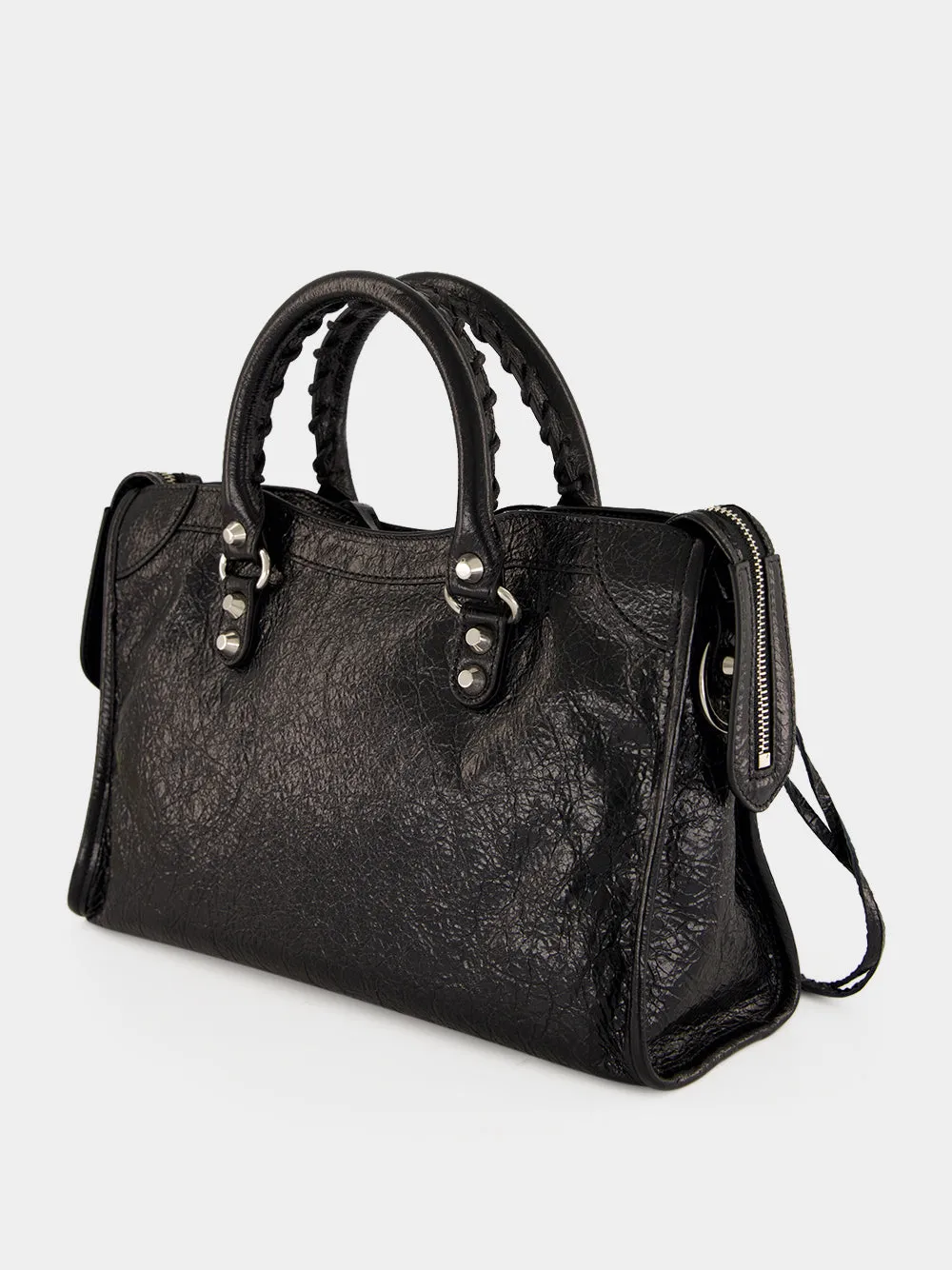 Black Le City Small Arena Leather Bag sold by Fashion Clinic product image thumbnail 5