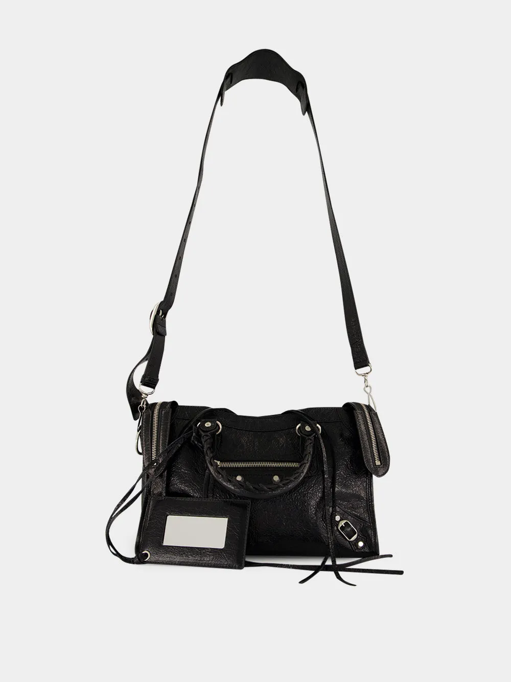 Black Le City Small Arena Leather Bag sold by Fashion Clinic product image thumbnail 2