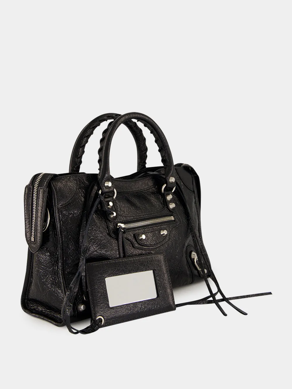 Black Le City Small Arena Leather Bag sold by Fashion Clinic product image thumbnail 3