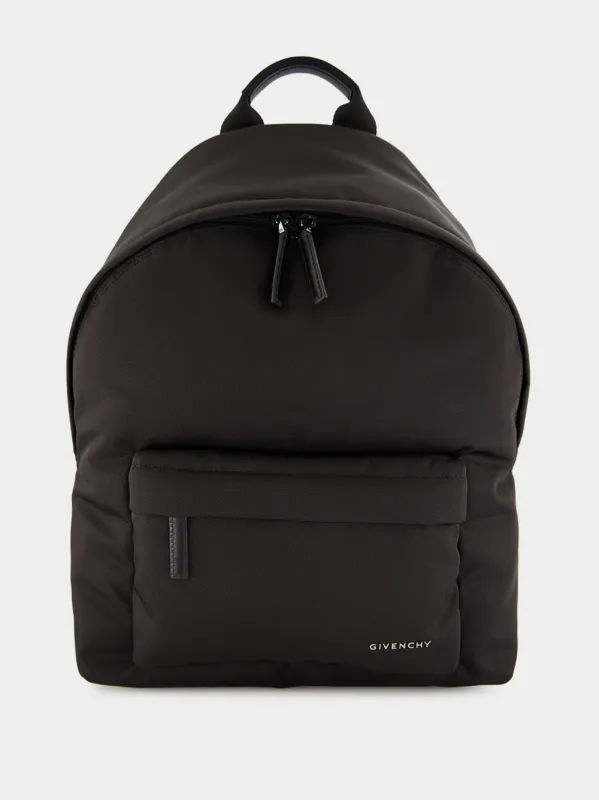 Black Essential U Nylon Backpack made by Givenchy