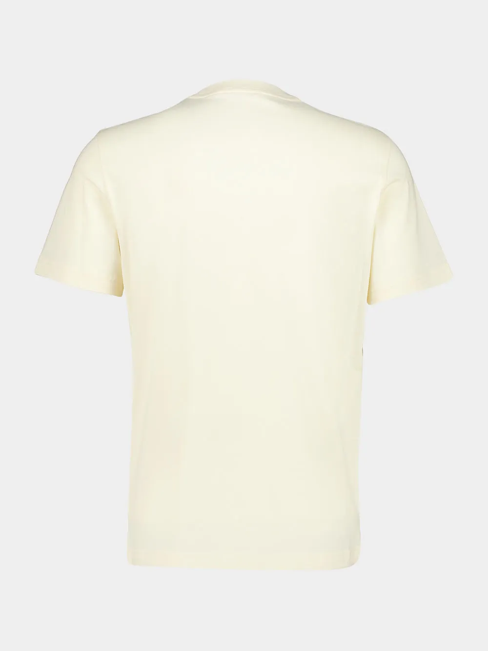 Ivory Cotton Jersey Logo T-Shirt sold by Fashion Clinic product image thumbnail 4