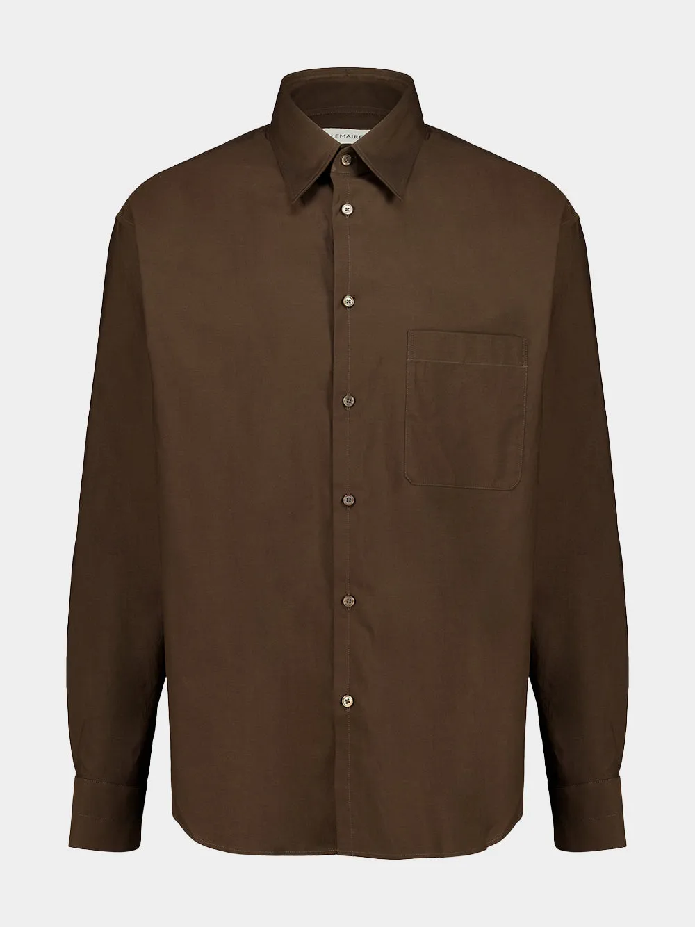 Truffle Washed Cotton Silk Shirt sold by Fashion Clinic product image thumbnail 2
