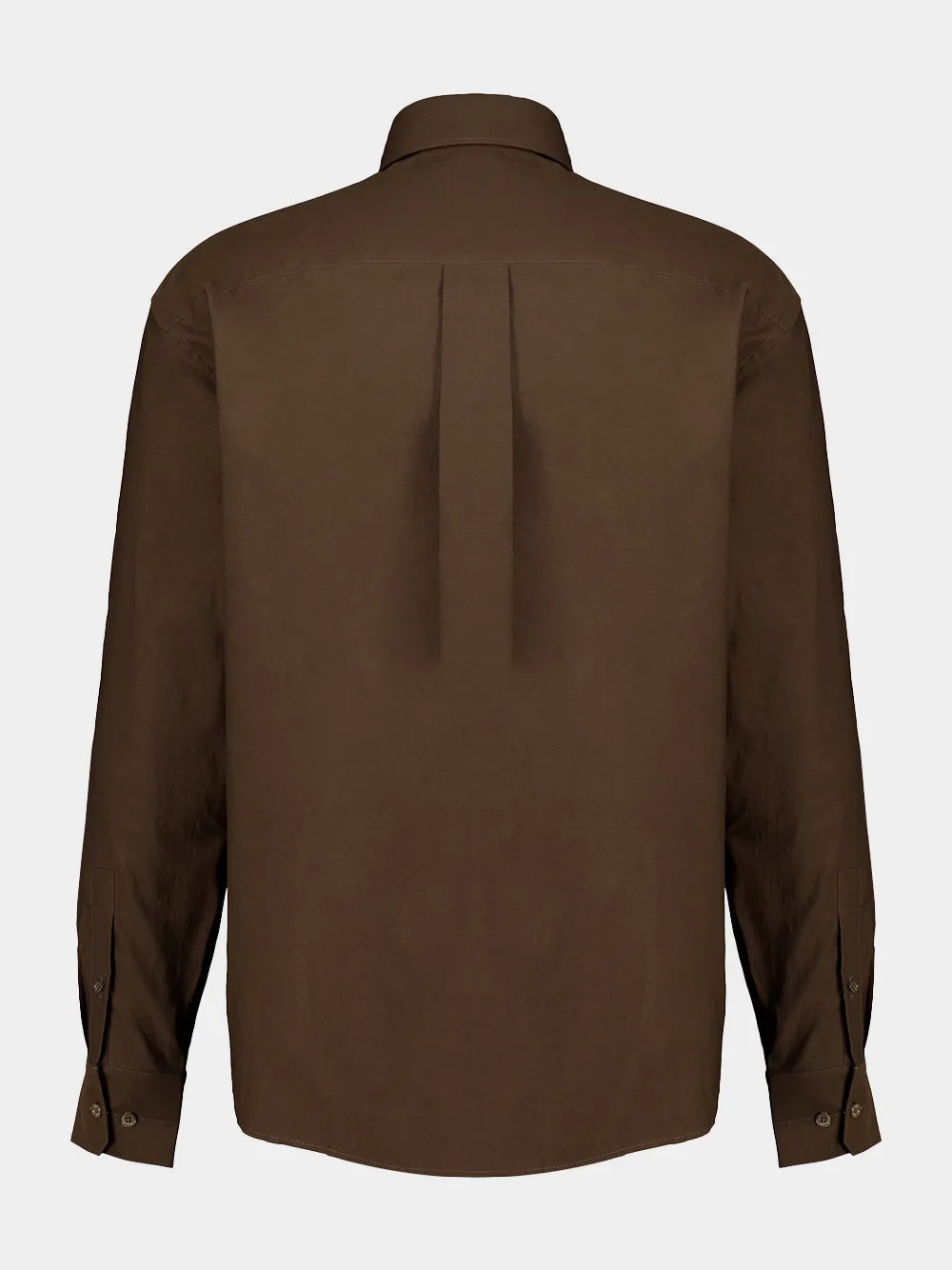 Truffle Washed Cotton Silk Shirt sold by Fashion Clinic product image thumbnail 4