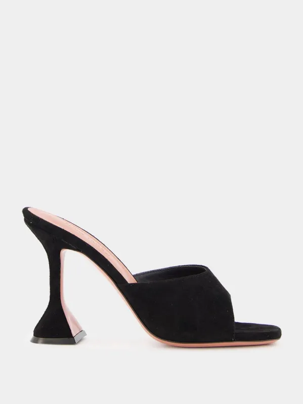 Lupita Suede Mules 95mm made by Amina Muaddi