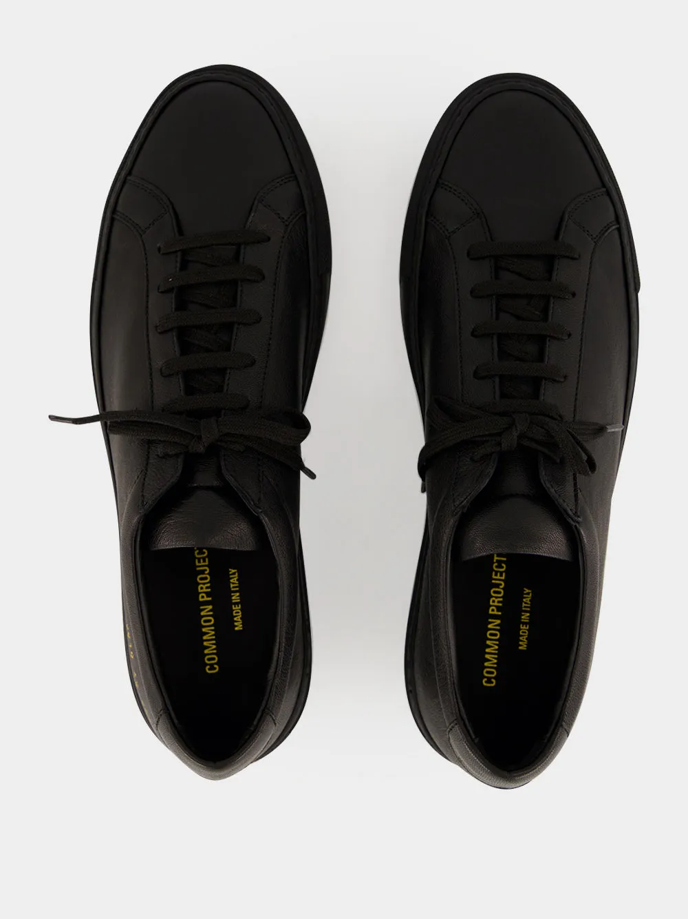 Black Achilles Leather Sneakers sold by Fashion Clinic product image thumbnail 4