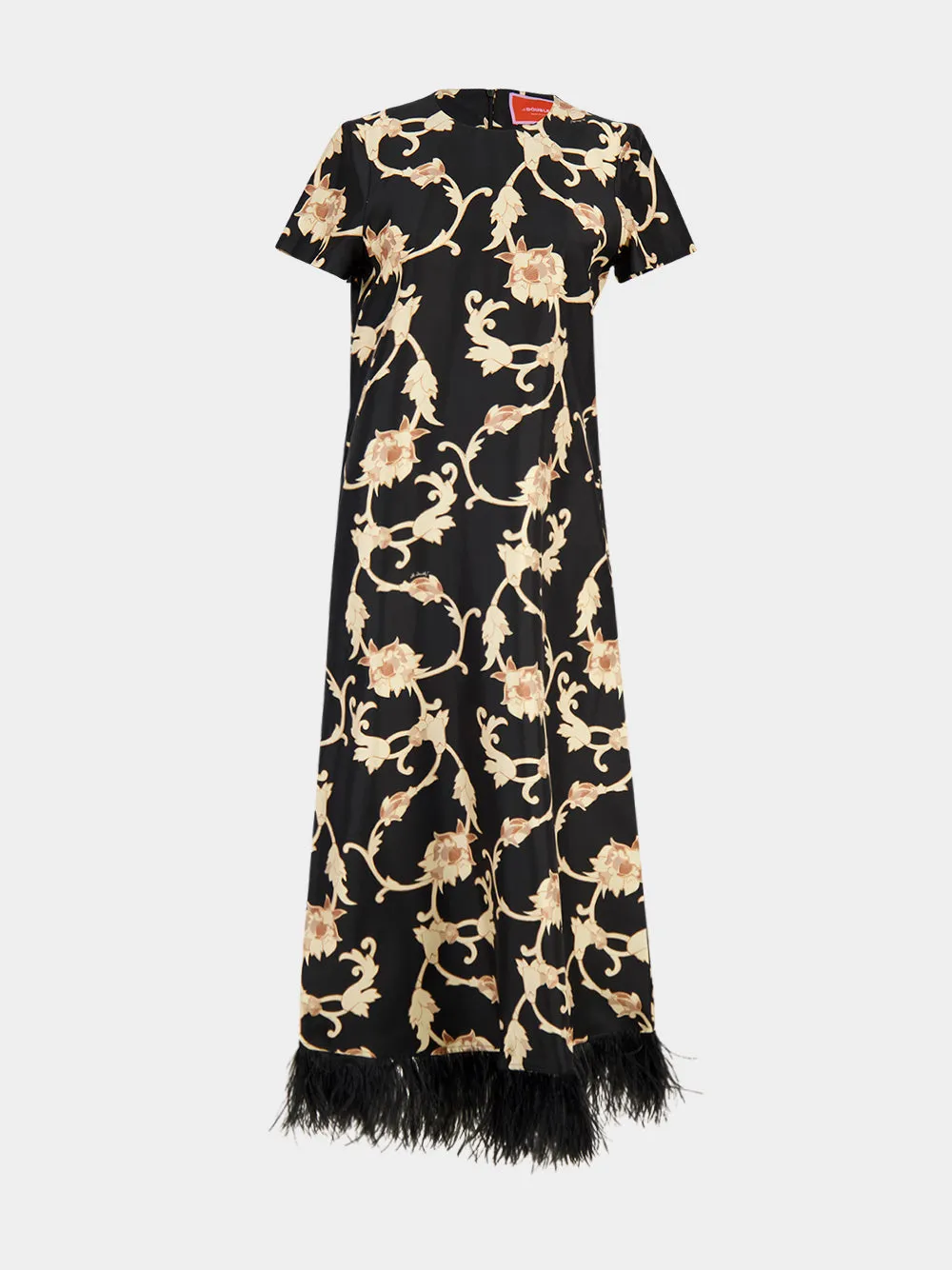 Sylph Black Buttercup Silk Maxi Dress sold by Fashion Clinic