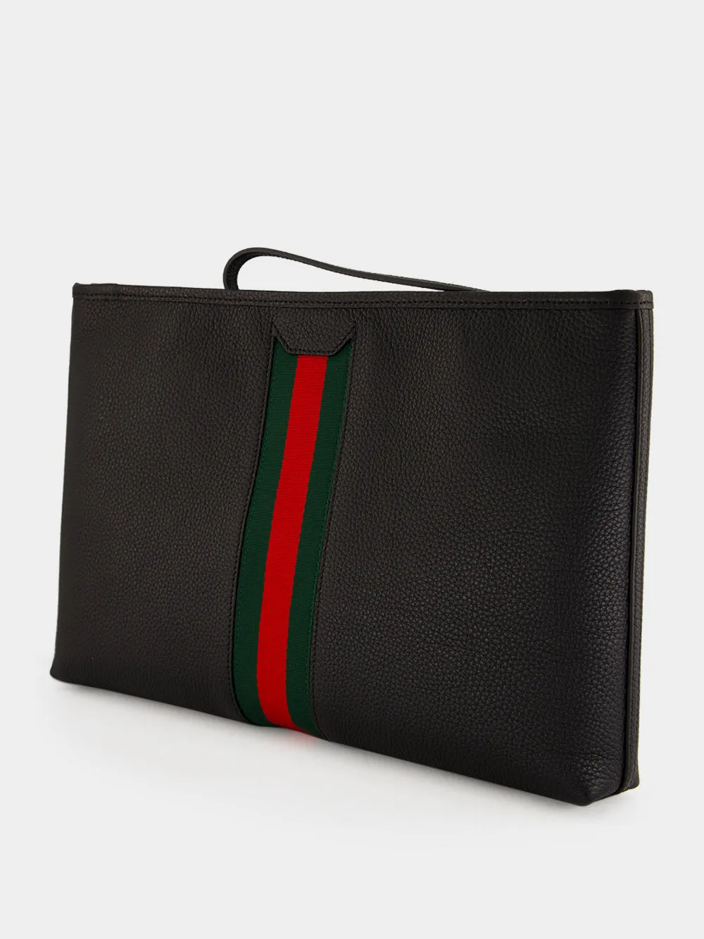 Black Calfskin Portfolio Pouch sold by Fashion Clinic product image thumbnail 4