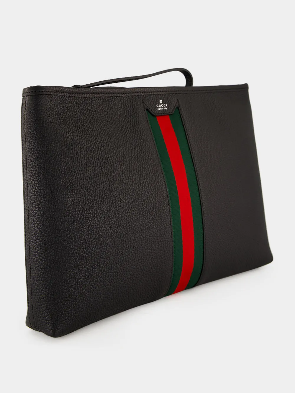 Black Calfskin Portfolio Pouch sold by Fashion Clinic product image thumbnail 2