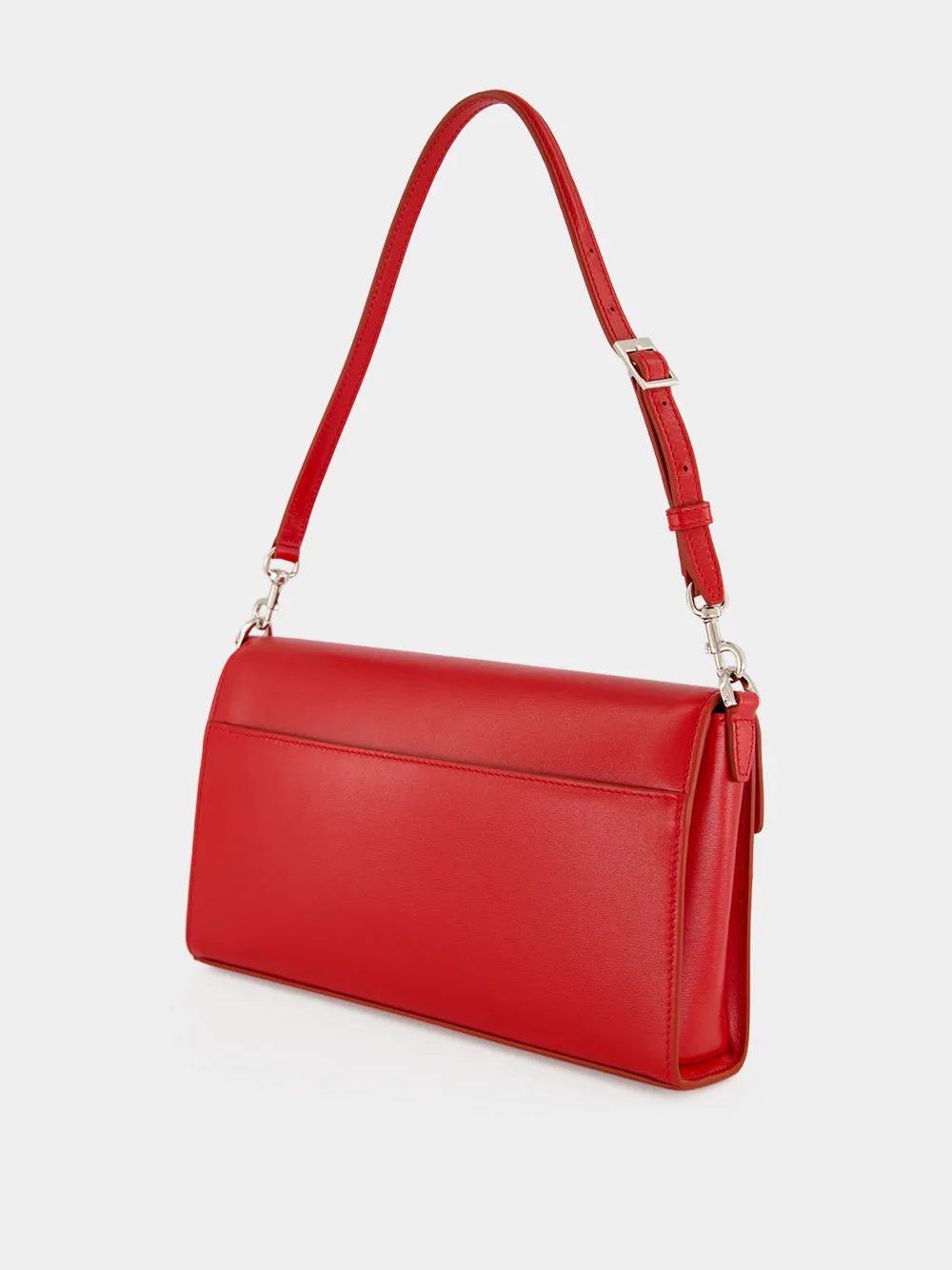Red Horsebit Ristretto Medium Shoulder Bag sold by Fashion Clinic product image thumbnail 4