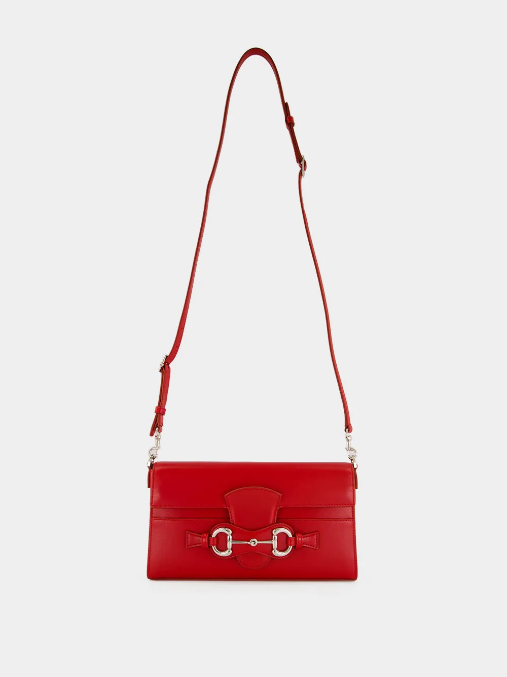 Red Horsebit Ristretto Medium Shoulder Bag sold by Fashion Clinic product image thumbnail 2
