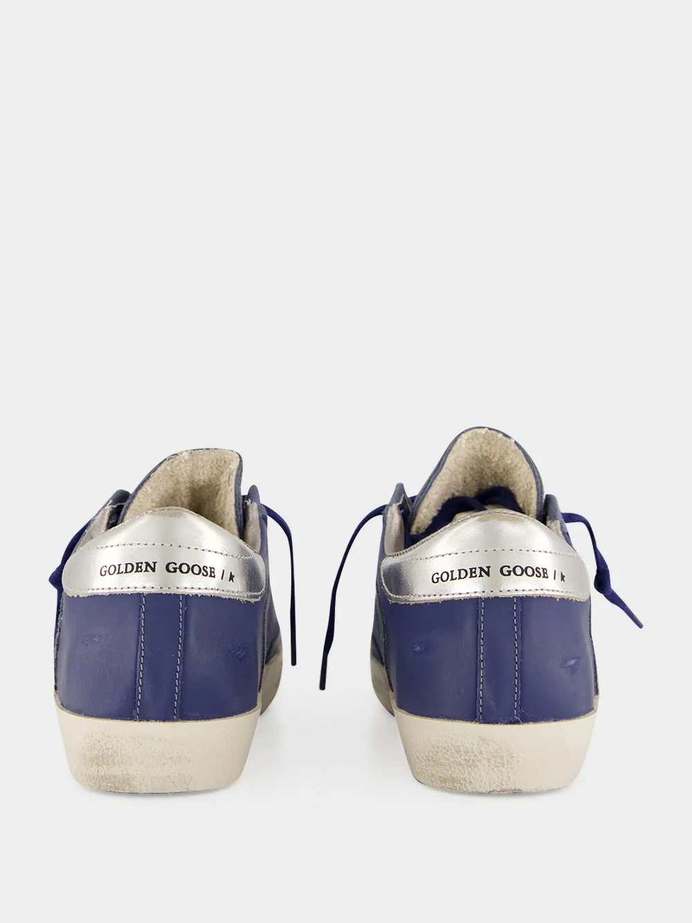 Denim Blue Super-Star Suede Sneakers sold by Fashion Clinic product image thumbnail 5