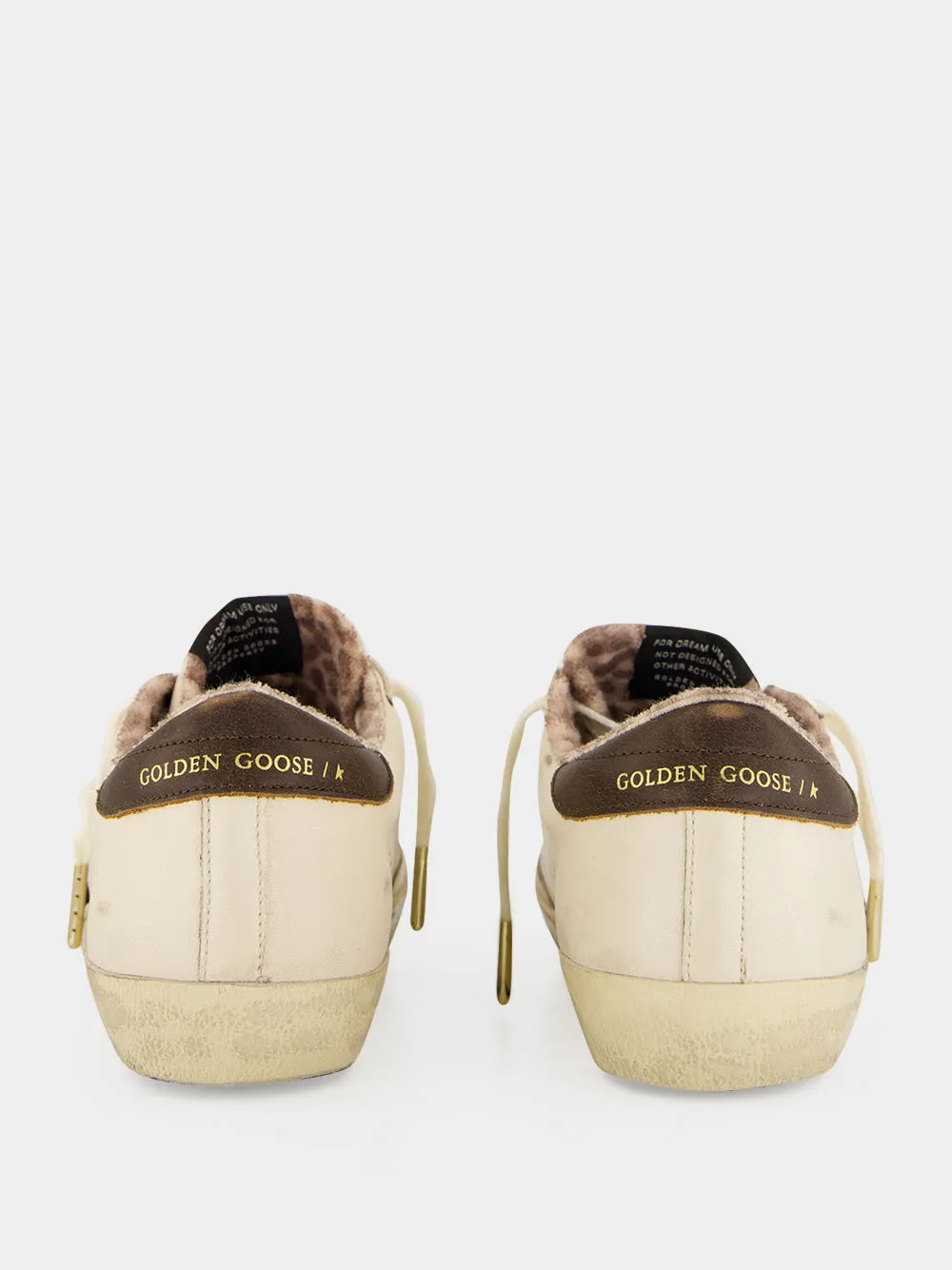 Buttercream Super-Star Leather Sneakers sold by Fashion Clinic product image thumbnail 5