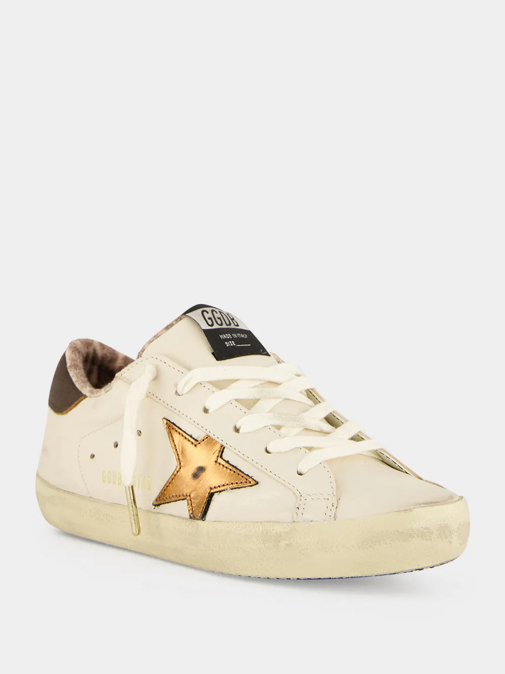 Buttercream Super-Star Leather Sneakers sold by Fashion Clinic product image thumbnail 2