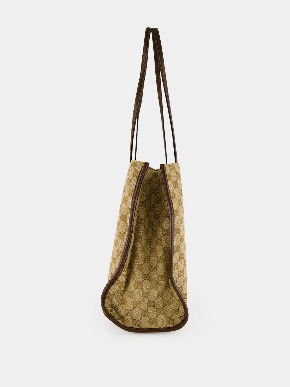 Sand and Brown GG Londra Large Tote Bag sold by Fashion Clinic product image thumbnail 3