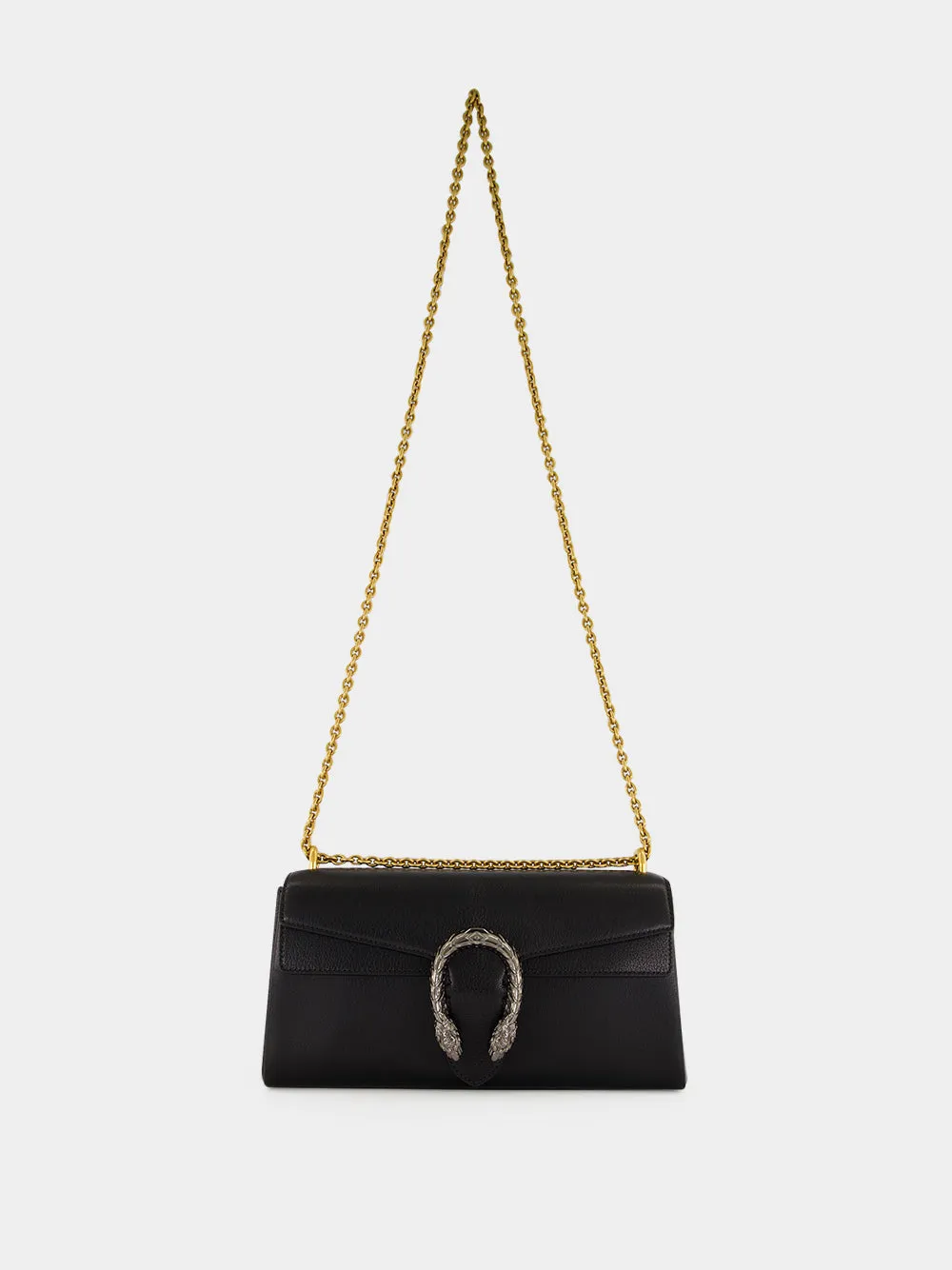 Black Leather Dionysus Medium Shoulder Bag sold by Fashion Clinic product image thumbnail 2