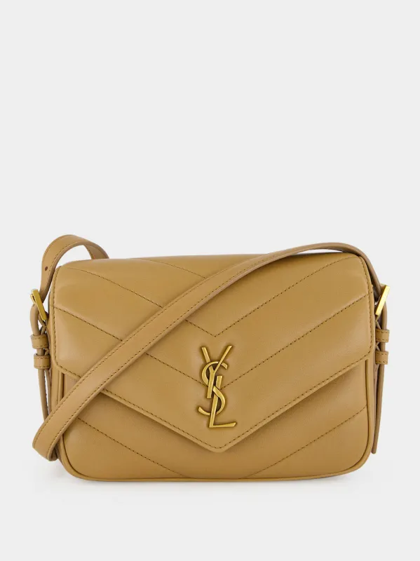 Natural Tan Loulou Toy Crossbody Bag made by Yves Saint Laurent