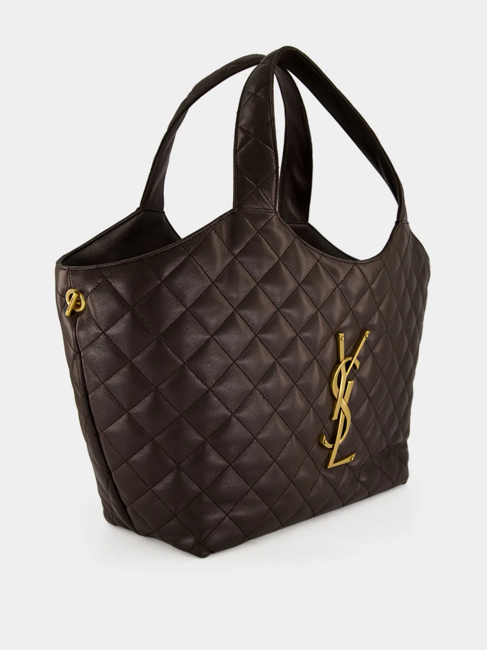 Dark Chocolate Icare Medium Quilted Bag sold by Fashion Clinic product image thumbnail 3